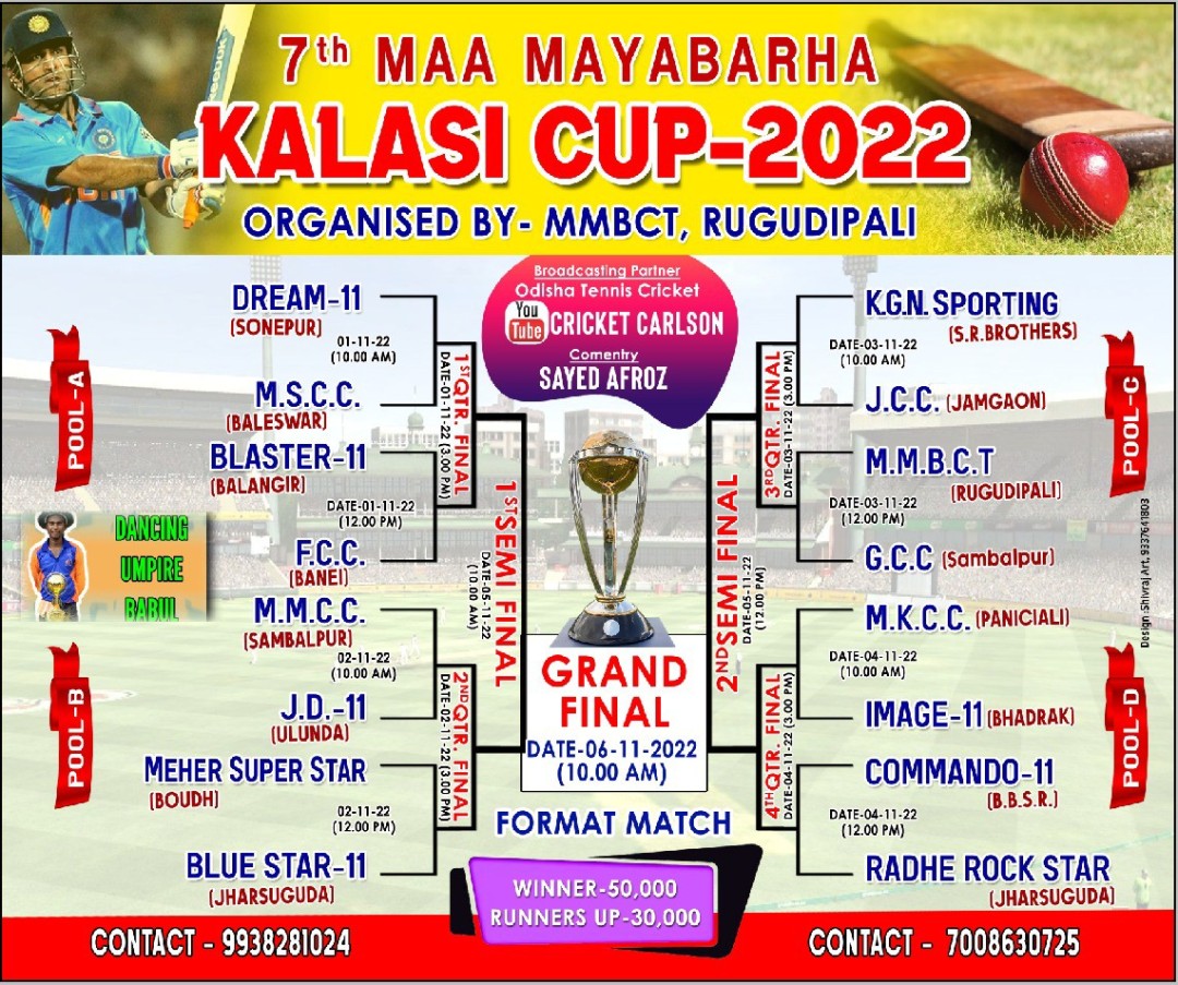 7TH MAA MAYABARHA KALASI CUP -2022