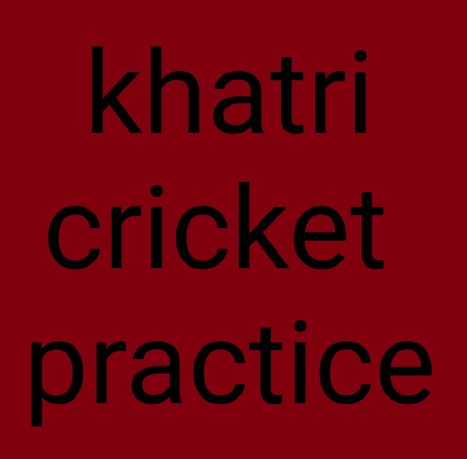 Khatri Cricket Practice