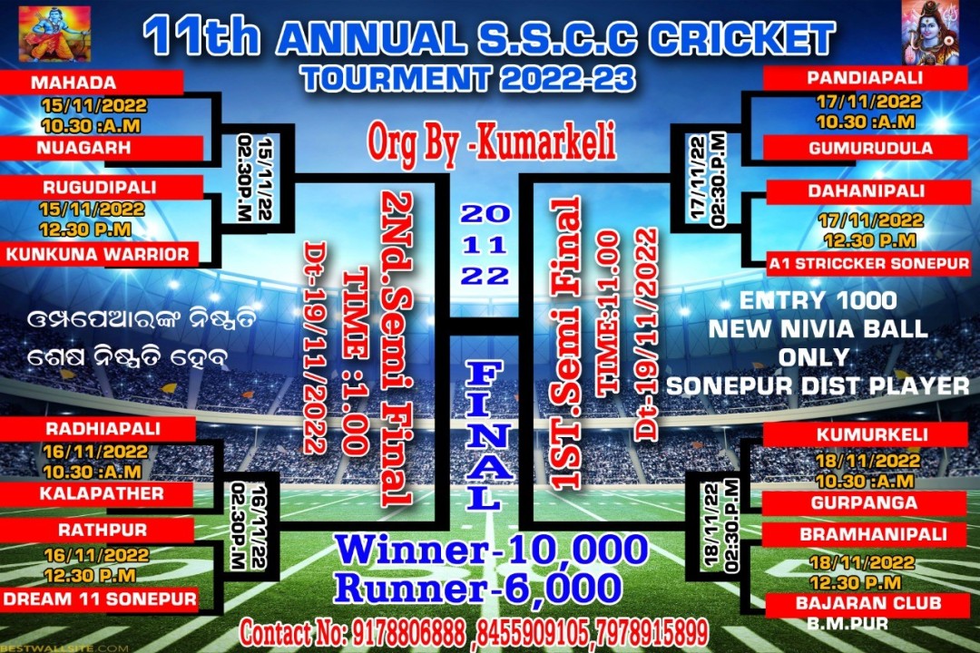11 Anual Sscc Cricket Tournamentt