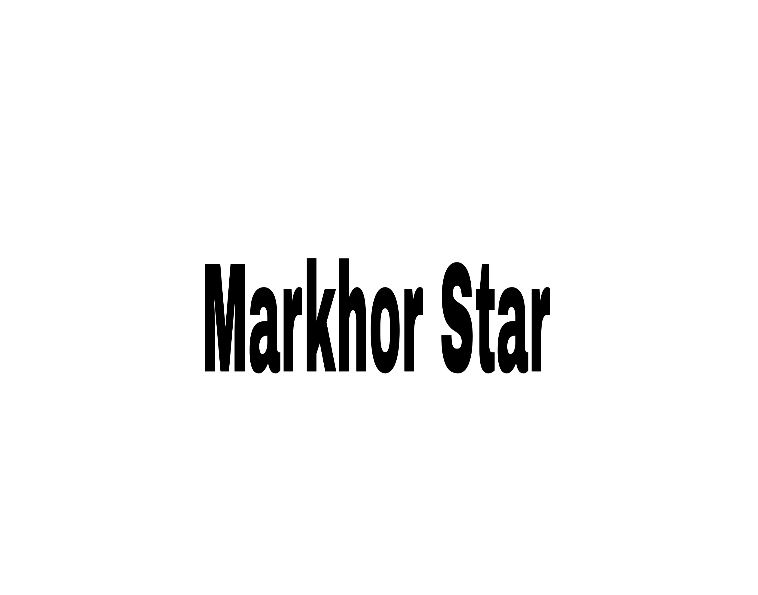 Markhor Star CC