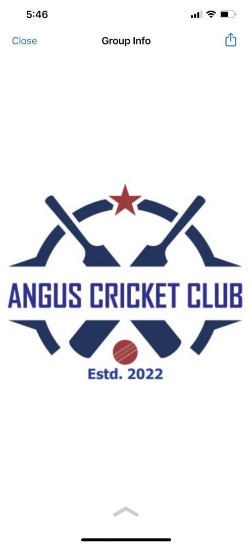 Angus Cricket Club team red