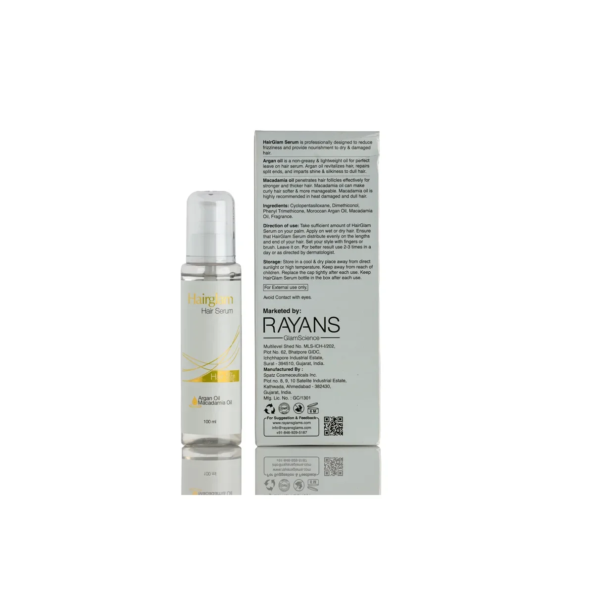 HAIRGLAM HAIR SERUM — DermaVue Shop