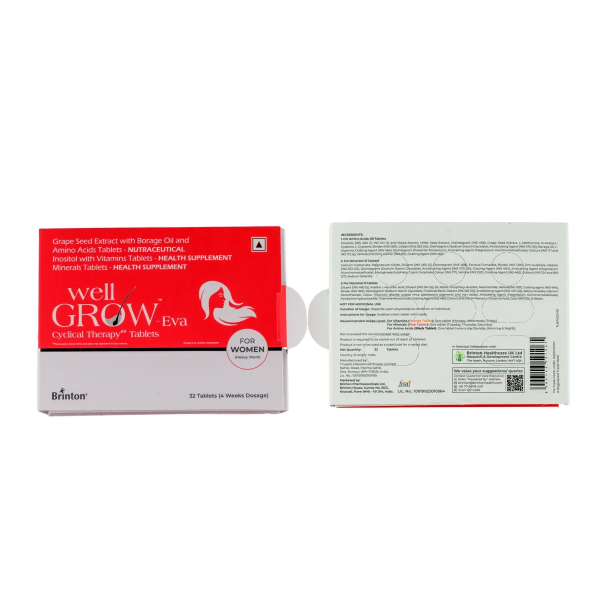 WELLGROW EVA TABLET — DermaVue Shop