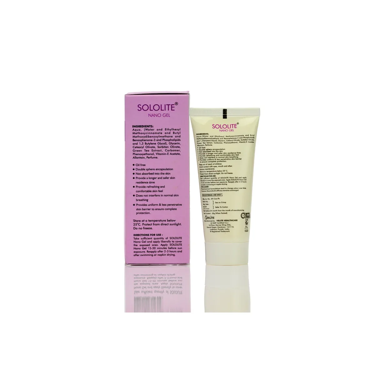 SOLOLITE NANOGEL — DermaVue Shop