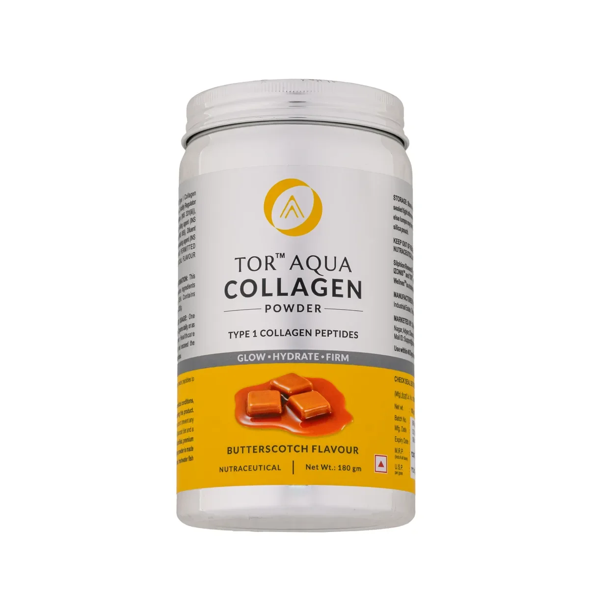 TOR AQUA BOTTLE (BUTTER SCOTCH) — DermaVue Shop