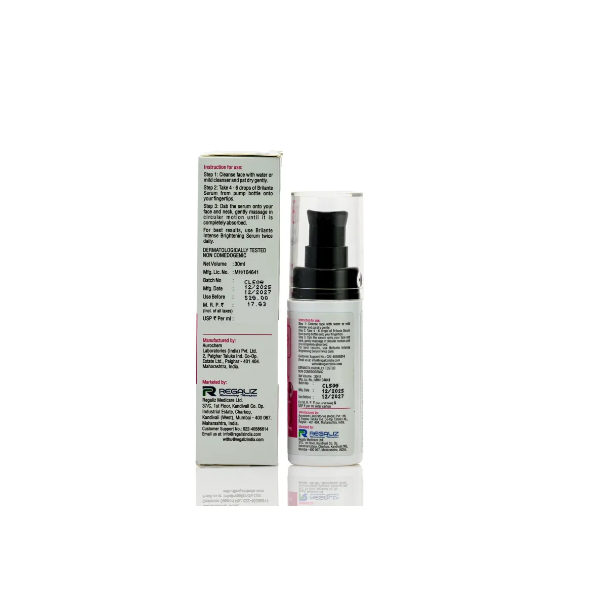 BRILANTE INTENSE BRIGHTENING SERUM — DermaVue Shop