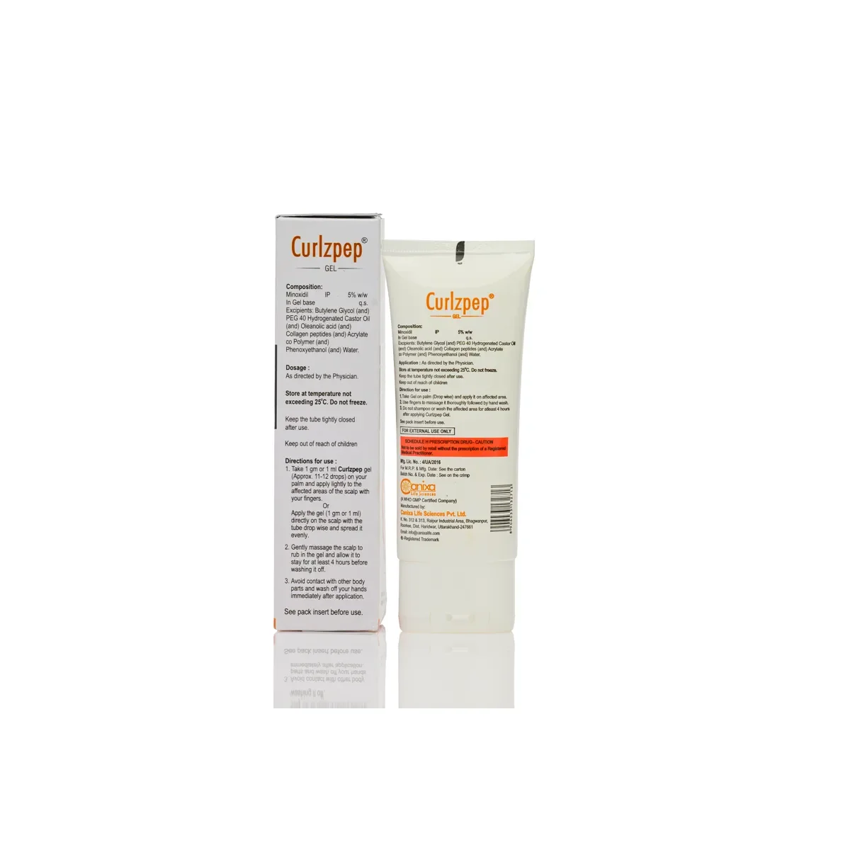 CURLZPEP 5% GEL — DermaVue Shop