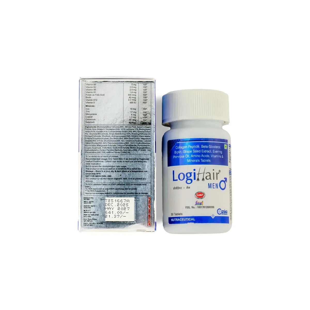 LOGIHAIR MEN TAB — DermaVue Shop