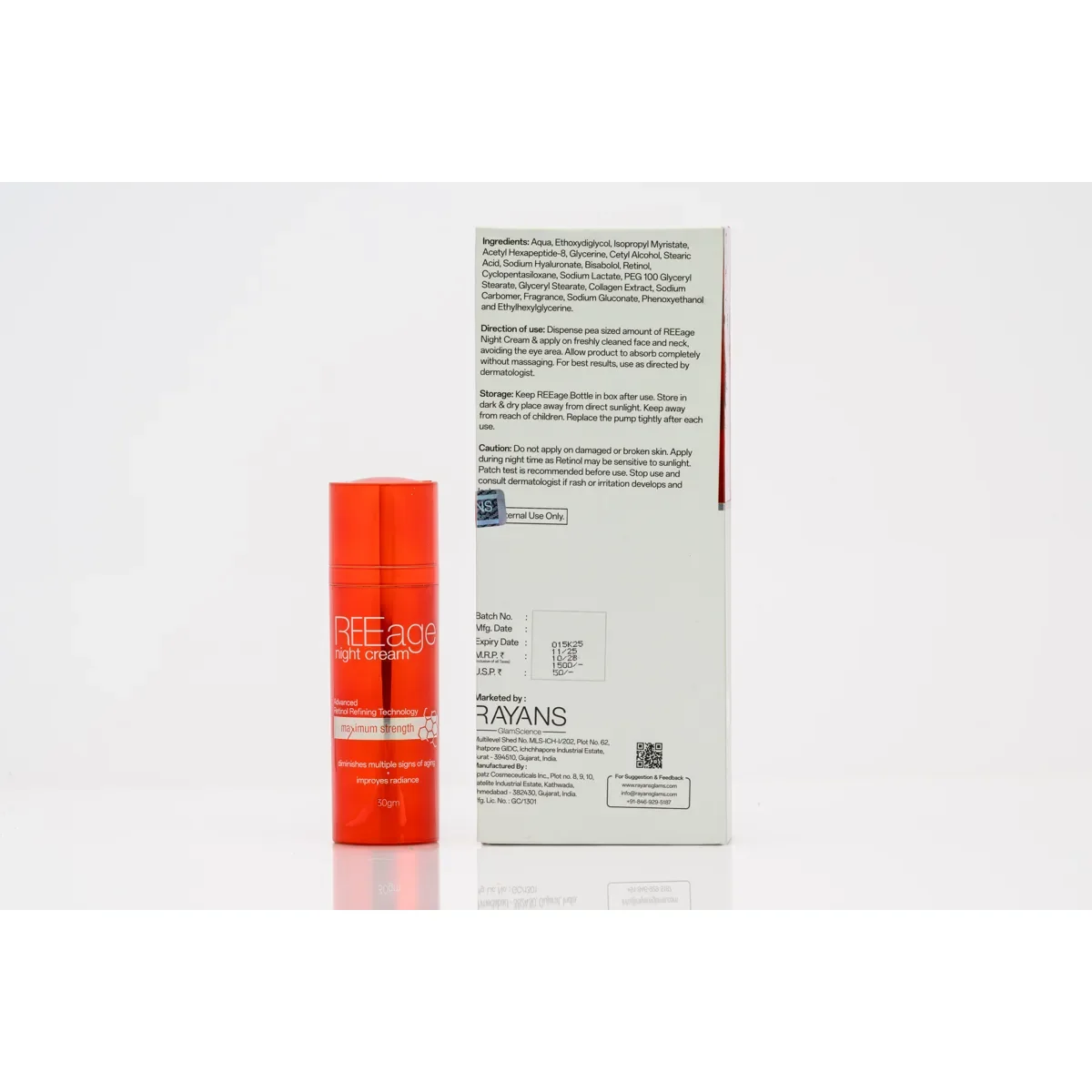 REEAGE NIGHT CREAM — DermaVue Shop