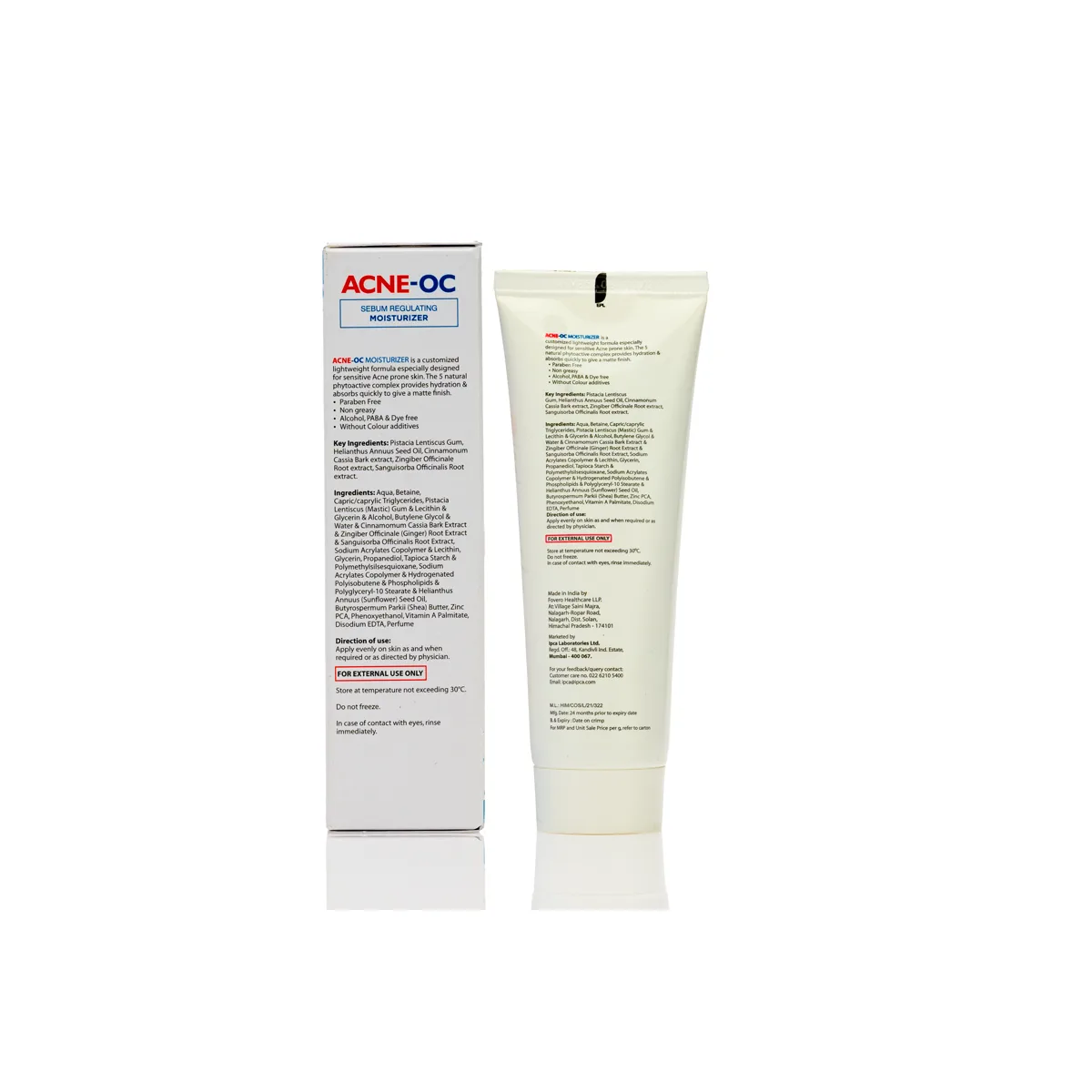 topical l carnitine for acne Acne-OC Sebum Regulating Moisturizer by IPCA Amazon.com: Perfect Skin Acne Pills