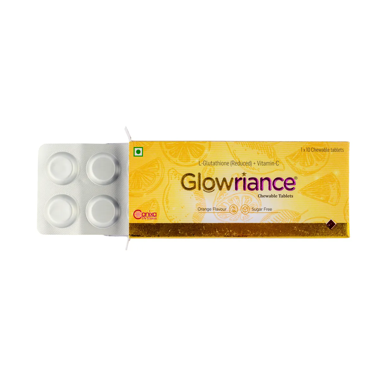 glutathione chewable tablet GLOWRIANCE TAB by CANIXA