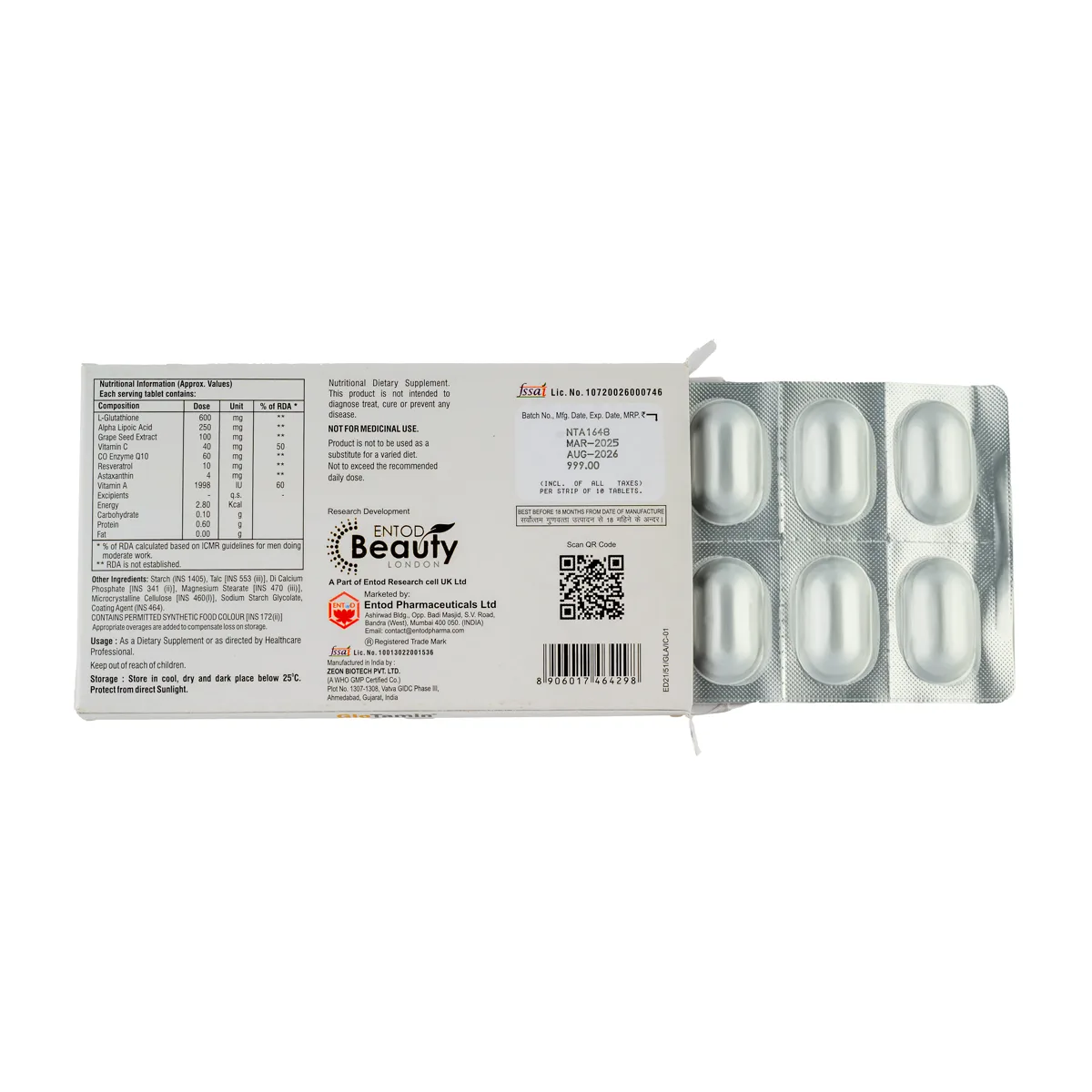 isotretinoin and glutathione GLOTAMIN by ENTOD BEAUTY