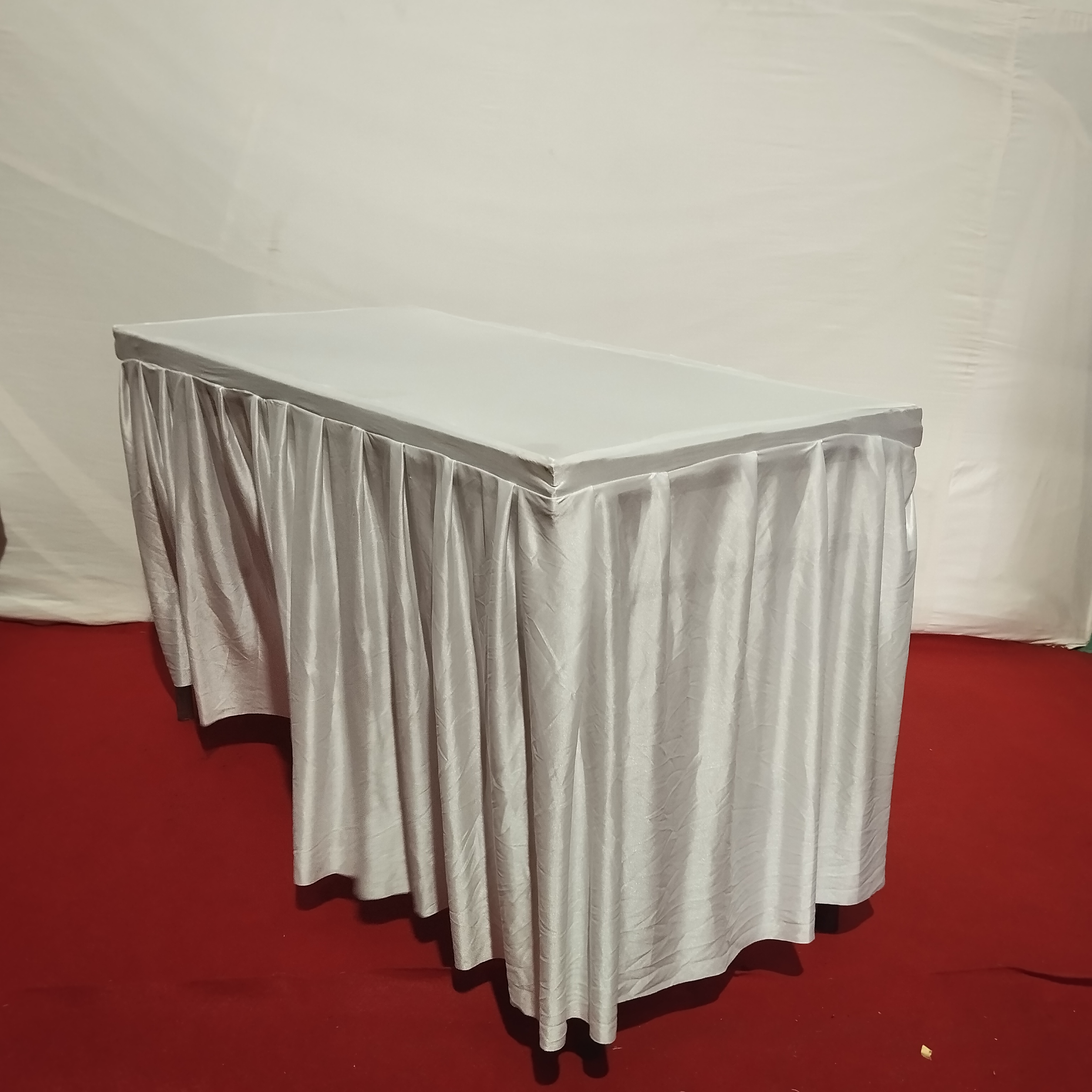 Catering Rectangle Table (Normal White Cover)