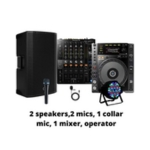 Sound Package 7 (Small Conference/Presentation, Pa System With Assistant) For 10/40 People