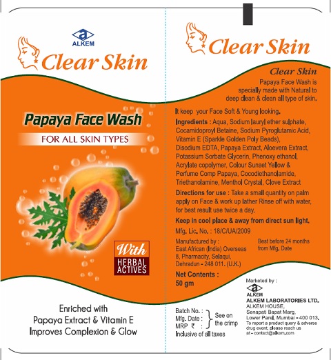 Clear Skin Face Wash Device mark 4466673 Trademark
