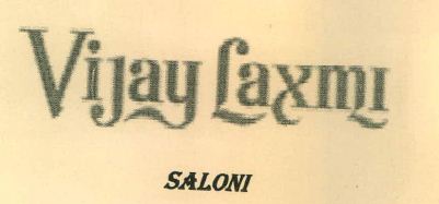 Vijay Laxmi Saloni Device mark 4469547 Trademark