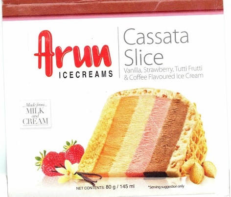 Arun Icecreams Cassata Slice Device mark 4470500 Trademark
