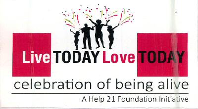 Live Today Love Today Celebration Of Being Alive (device Of Human Caricature) Device mark 2569653 Trademark