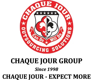 O Chaque Jour Outsourcing Solutions O Can Do Will Do Chaque Jour Group Since 1998 Chaque Jour-expect More Device mark 4471929 Trademark