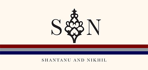 Sn With Booti Design In The Middle With Triple Coloured Lines With Shantanu And Nikhil ( Logo And Design) Device mark 4476423 Trademark