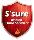 S'sure Instant Hand Sanitizer Device mark 4482956 Trademark