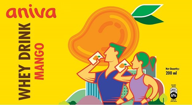 Aniva Whey Drink Mango Device mark 4483189 Trademark