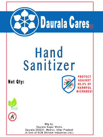 Daurala Cares (label) Device mark 4483291 Trademark