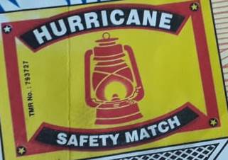 Hurricane Safety Matches With Device Device mark 4489081 Trademark