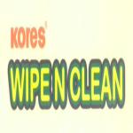 Kores Wipe N Clean Label Device mark 4500079 Trademark