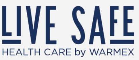 Live Safe Health Care By Warmex Device mark 4491526 Trademark