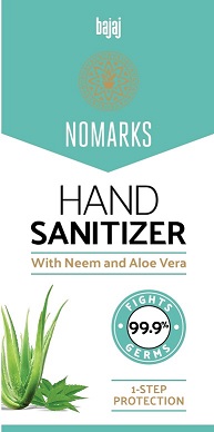 Bajaj Nomarks Hand Sanitizer Device mark 4493489 Trademark