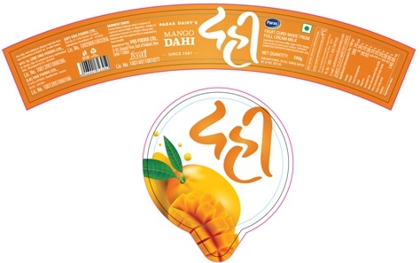 Paras Mango Dahi Device mark 4502434 Trademark