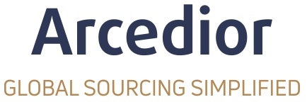 Arcedior With A Tagline Global Sourcing Simplified Device mark 4504275 Trademark
