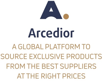 Arcedior With Diagonal Tower Connected Through Semi-circle Bridge With A Dot Device mark 4504280 Trademark
