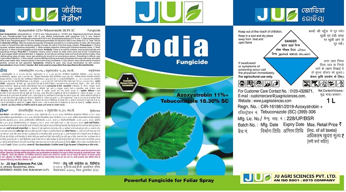 Zodia (label) Device mark 4508614 Trademark