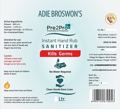 Adie Broswon's Pre2pro Device mark 4505160 Trademark