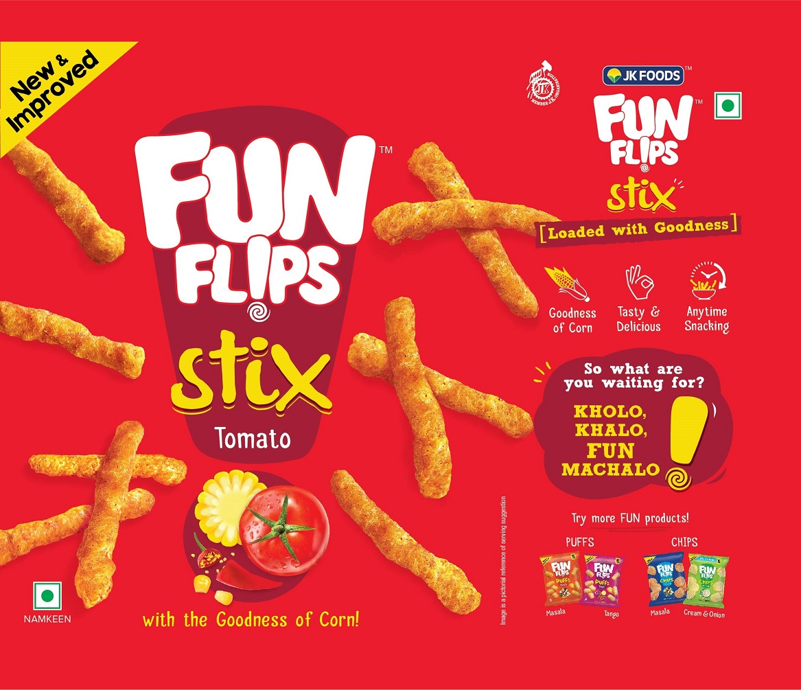 Fun Flips Stix Tomato Label Device mark 4522180 Trademark