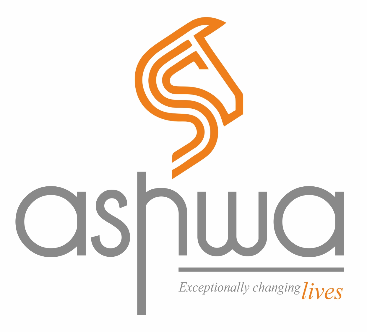 Ashwa With Tag Line Exceptionally Changing Lives (device) Device mark 4522428 Trademark