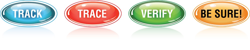 Track, Trace, Verify, Be Sure Device mark 4518625 Trademark