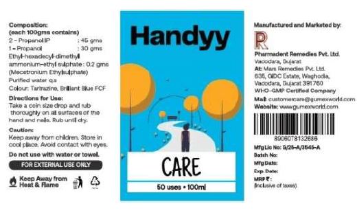 Handyy Care Device mark 4520886 Trademark