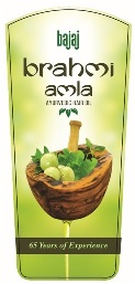 Bajaj Brahmi Amla Label Device mark 4525721 Trademark