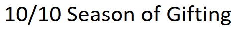 10 By 10 Season Of Gifting Device mark 4531149 Trademark