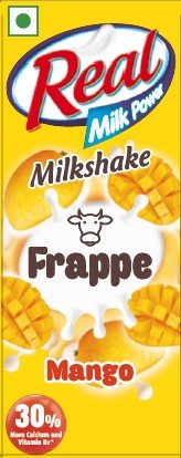 Real Milk Power Milkshake Frappe Mango Device mark 4545834 Trademark