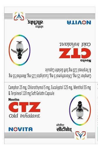 Novita Ctz Cold Inhalant Device mark 4538229 Trademark