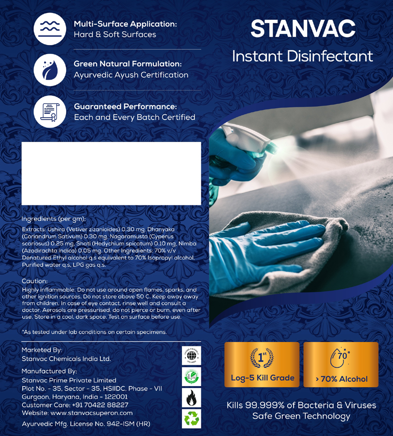 Stanvac Instant Disinfectant Device mark 4538713 Trademark