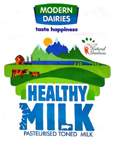 Modern Dairies Healthy Milk Device mark 4542876 Trademark