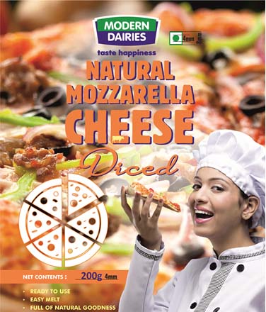 Modern Dairies Natural Mozzarella Cheese With Device Device mark 4542882 Trademark