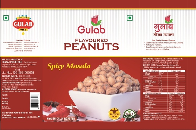 Gulab Flavoured Peanuts Device mark 4551085 Trademark