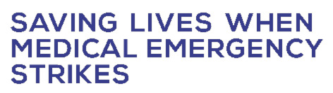 Saving Lives When Medical Emergency Strikes (label) Device mark 4554777 Trademark
