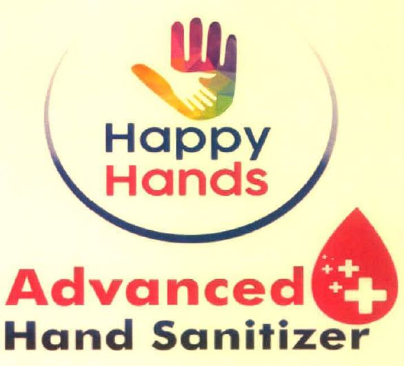 Happy Hands Advanced Hand Sanitizer Device mark 4557741 Trademark